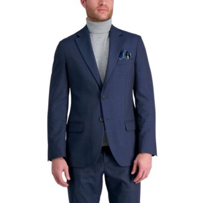 J.M. Haggar Windowpane Tailored Fit Suit Separate Jacket