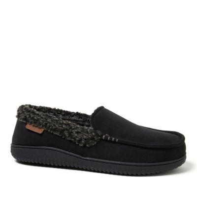 Alexander Microsuede Moccasin with Berber Casing