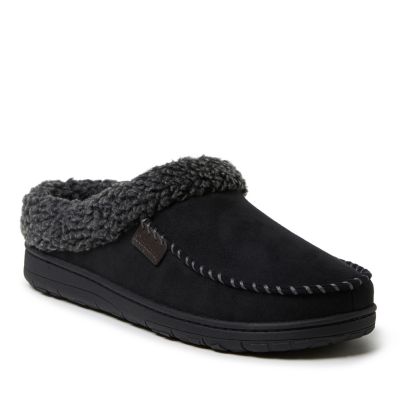 Men's Brendan Microsuede Moc Toe Clog with Whipstitch
