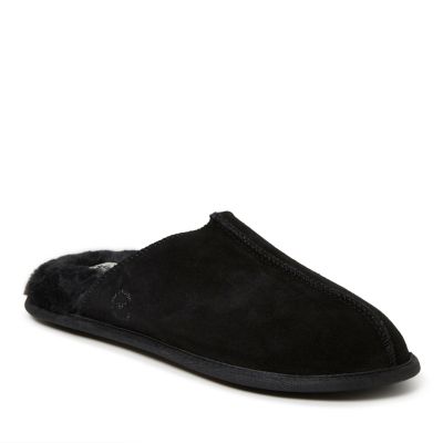 Men's Genuine Suede Closed Toe Scuff