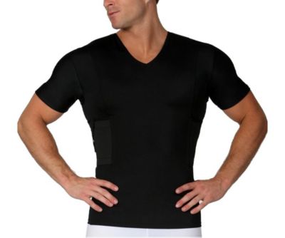 Holster Pocket Tactical Short Sleeve V Neck