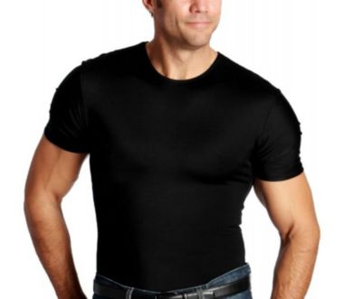 Men Compression Short Sleeve Crewnecks