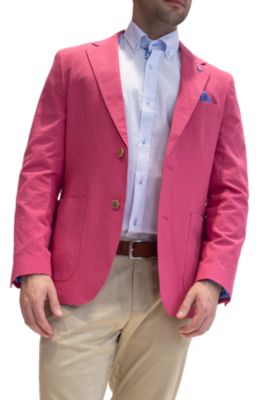 Solid Seersucker Sportcoat