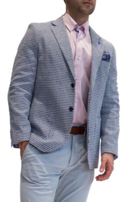 Textured Houndstooth Sportcoat