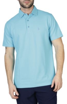 Pique Polo with Multi Gingham Trim