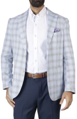 Textured Plaid Sportcoat