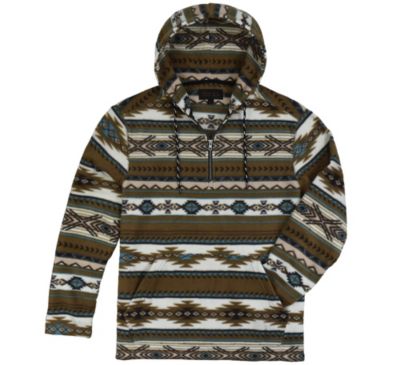 Men's 1/4 Zip Pullover Aztec Fleece