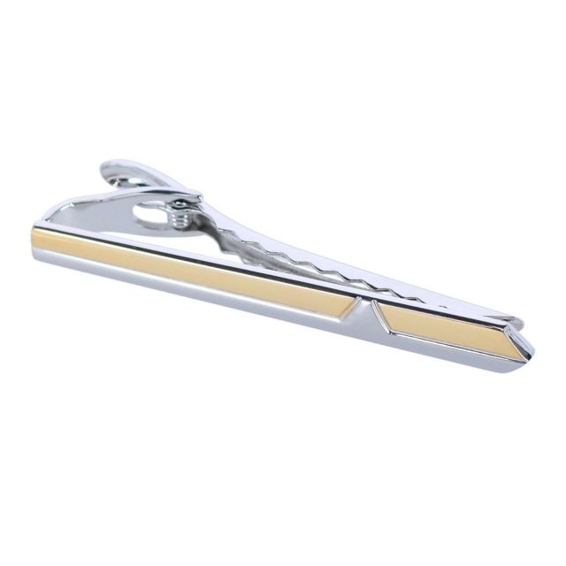 Brushed Rhodium and Gold