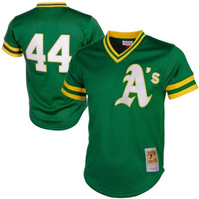 MLB Reggie Jackson Oakland Athletics Cooperstown Mesh Batting Practice Jersey