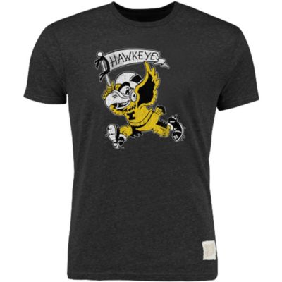 NCAA Heather Iowa Hawkeyes Vintage Herky Tri-Blend T-Shirt