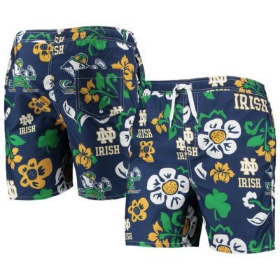 NCAA Notre Dame Fighting Irish Floral Volley Swim Trunks