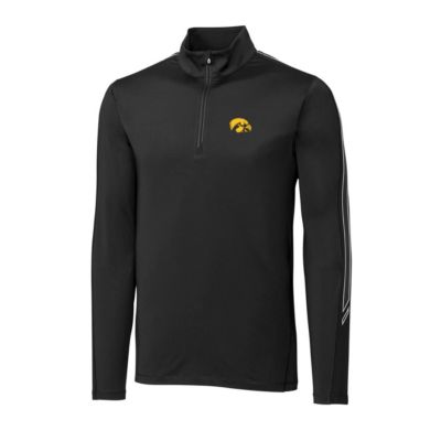 NCAA Iowa Hawkeyes DryTec Pennant Sport Half-Zip Pullover Jacket