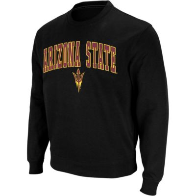 NCAA Arizona State Sun Devils Arch & Logo Crew Neck Sweatshirt