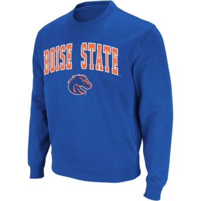 NCAA Boise State Broncos Arch & Logo Crew Neck Sweatshirt