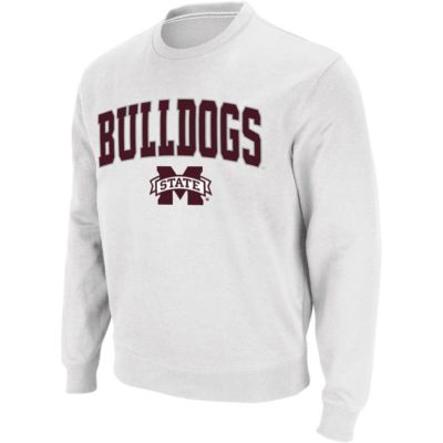 NCAA Mississippi State Bulldogs Arch & Logo Crew Neck Sweatshirt