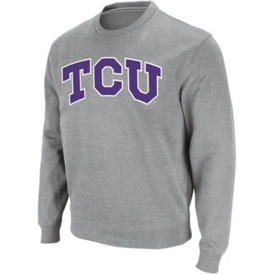 NCAA TCU Horned Frogs Arch & Logo Crew Neck Sweatshirt