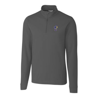 NCAA Kansas Jayhawks Vault Advantage Quarter-Zip Mock Neck Sweater