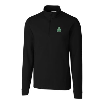 NCAA Marshall Thundering Herd Vault Advantage Quarter-Zip Mock Neck Sweater