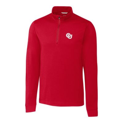 NCAA Oklahoma Sooners Vault Advantage Quarter-Zip Mock Neck Sweater