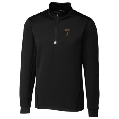 Georgia Tech Yellow Jackets NCAA GA Big & Tall Vault Traverse Quarter-Zip Pullover Jacket