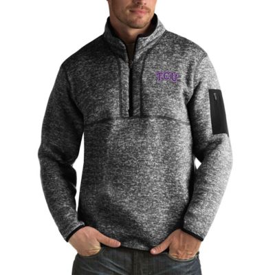 NCAA TCU Horned Frogs Fortune Big & Tall Quarter-Zip Pullover Jacket