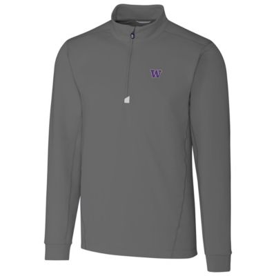 NCAA Washington Huskies Collegiate Big & Tall Traverse Half-Zip Jacket