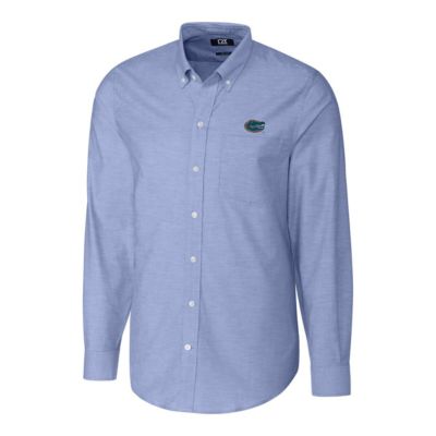 NCAA Florida Gators Stretch Oxford Big & Tall Long Sleeve Button-Down Shirt