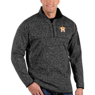 MLB Houston Astros Fortune Big & Tall Quarter-Zip Pullover Jacket