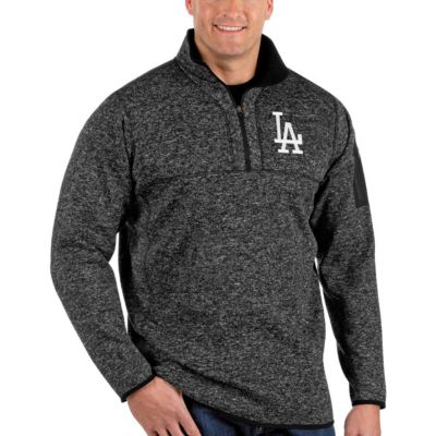 MLB Los Angeles Dodgers Fortune Big & Tall Quarter-Zip Pullover Jacket