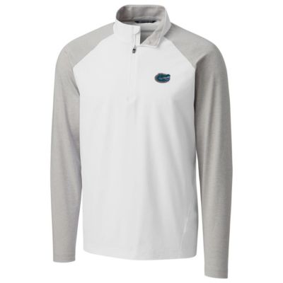 NCAA Florida Gators Response Hybrid Overknit Quarter-Zip Pullover Jacket