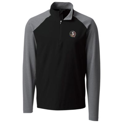 NCAA Florida State Seminoles Response Hybrid Overknit Quarter-Zip Pullover Jacket