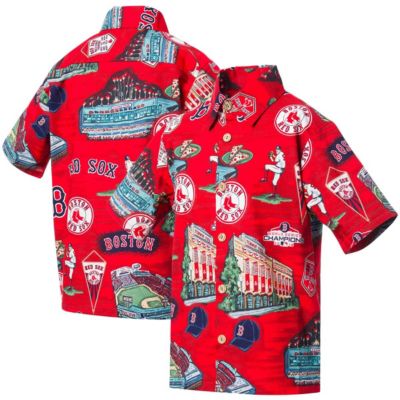 Boston Red Sox MLB Scenic Button-Down Shirt