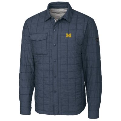 NCAA Michigan Wolverines Rainier Full-Snap Shirt Jacket