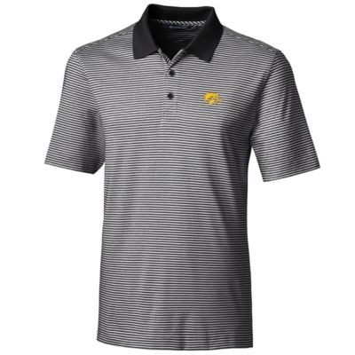 NCAA Iowa Hawkeyes Big & Tall Forge Tonal Stripe Polo