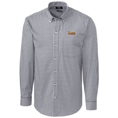 NCAA Arizona State Sun Devils Big & Tall Stretch Gingham Long Sleeve Button Down Shirt