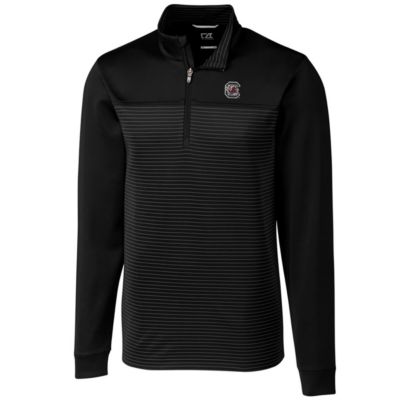 NCAA South Carolina Gamecocks Big & Tall Traverse Stripe Half-Zip Pullover Jacket