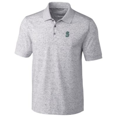 MLB Seattle Mariners Advantage Polo Space Dye - Gray