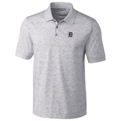 MLB Detroit Tigers Advantage Polo Space Dye - Gray