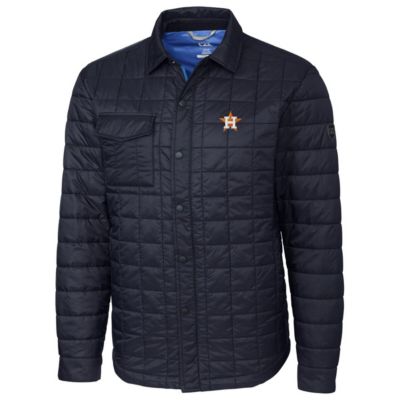 MLB Houston Astros Rainier Shirt Full-Zip Jacket - Navy