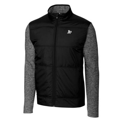 MLB Oakland Athletics Stealth Full-Zip Jacket - Black