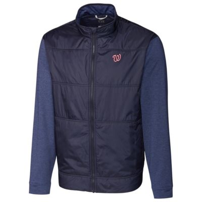 MLB Washington Nationals Stealth Full-Zip Jacket - Navy