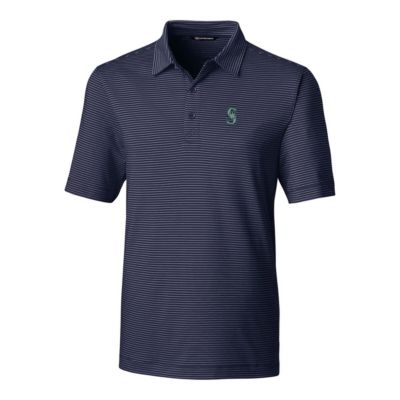 MLB Seattle Mariners Big & Tall Forge Pencil Stripe Polo