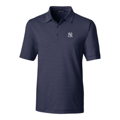 MLB New York Yankees Big & Tall Forge Pencil Stripe Polo