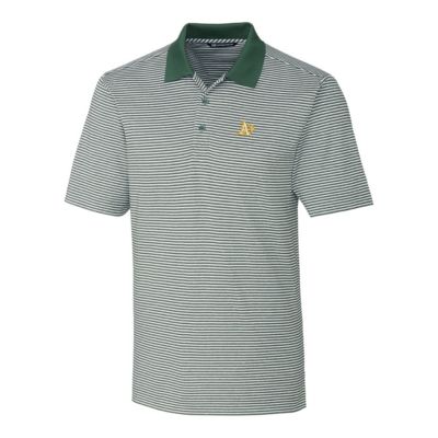 MLB Oakland Athletics Big & Tall Forge Tonal Stripe Polo