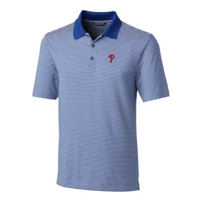 MLB Philadelphia Phillies Big & Tall Forge Tonal Stripe Polo