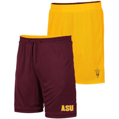 NCAA Gold/Maroon Arizona State Sun Devils Wiggum Reversible Shorts