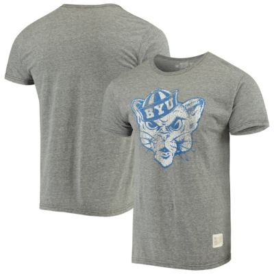 NCAA ed BYU Cougars Vintage Logo Tri-Blend T-Shirt