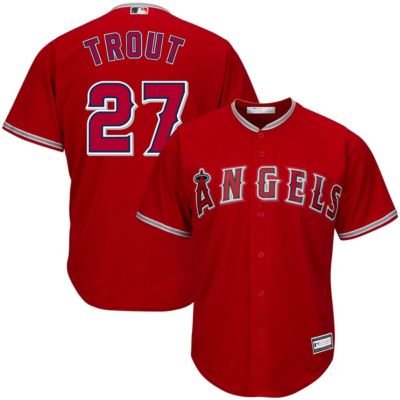 MLB Mike Trout Los Angeles Angels Big & Tall Replica Player Jersey