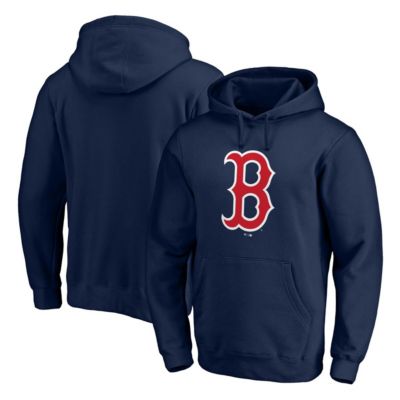 Boston Red Sox MLB Fanatics Official Logo Fitted Pullover Hoodie