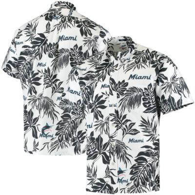 MLB Miami Marlins Aloha Button-Down Shirt